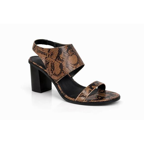 French Connection Shoes - French Connection Women's Lori Sandals In Snakeskin Print Size 9 NWB